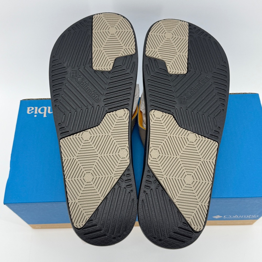 Columbia Hood River Flip Flops Mens Size 11 Sandals Kettle Shark‎ BM6923-005 NEW - Picture 13 of 14